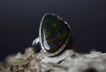 Bloodstone Fern Ring - Size 8