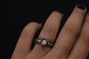 Bicolor Tourmaline Stacking Set - Size 7