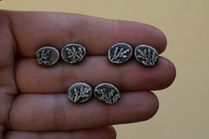 Chunky Fern Studs