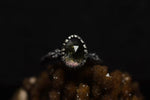 Watermelon Tourmaline Fern Ring - Size 6