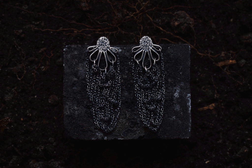 Black Eyed Susan Chain Dangles