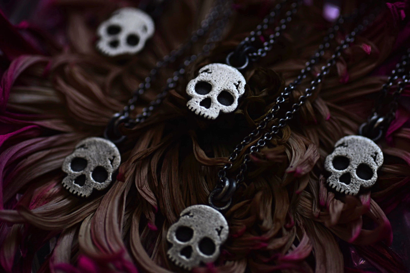 Skull Charm Necklace - MADE TO ORDER