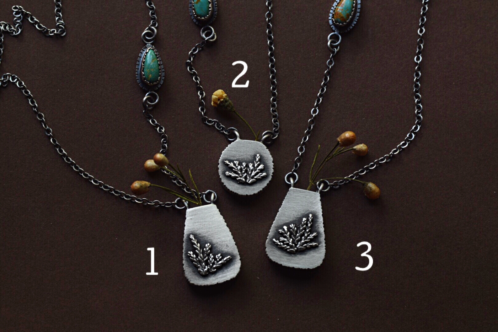 Fern Vase Necklaces