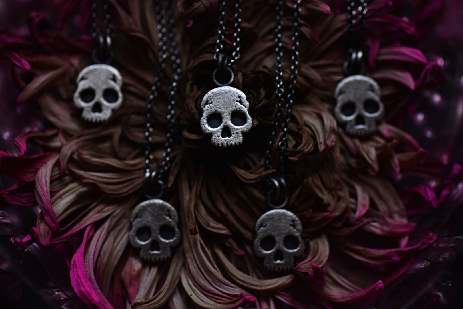 Skull Charm Necklace - MADE TO ORDER