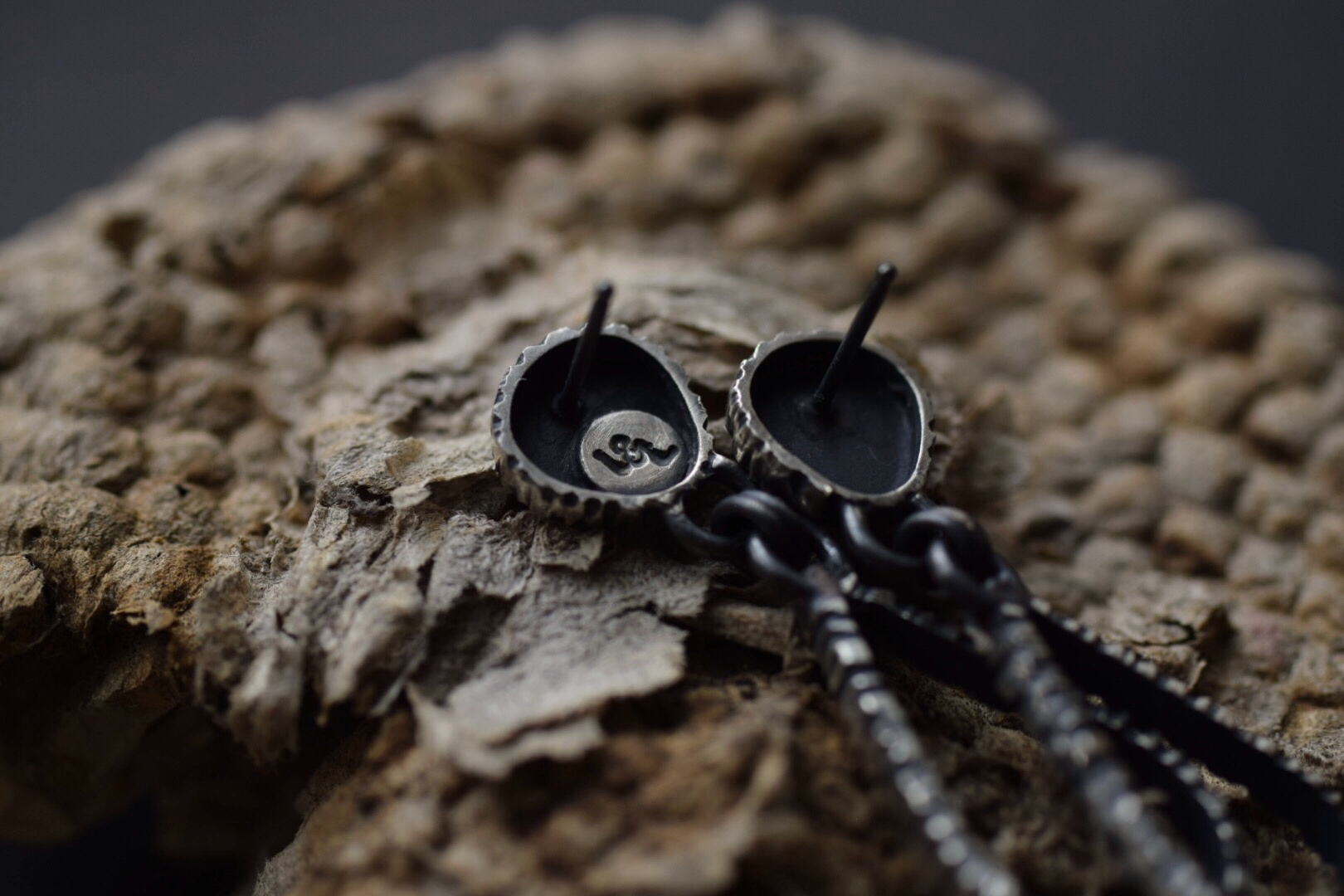 Fern & Bark Drop Post Dangles