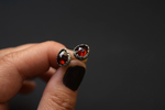 Garnet Studs